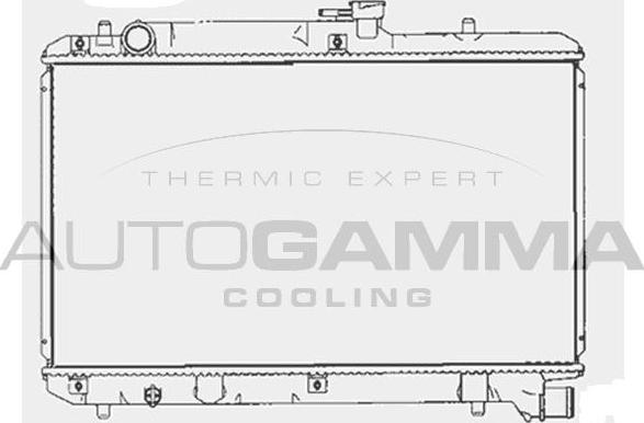 Autogamma 102324 - Radiators, Motora dzesēšanas sistēma autodraugiem.lv