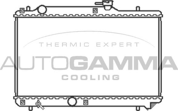 Autogamma 102322 - Radiators, Motora dzesēšanas sistēma autodraugiem.lv