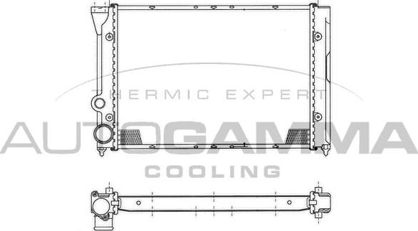 Autogamma 102379 - Radiators, Motora dzesēšanas sistēma autodraugiem.lv