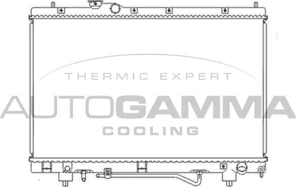 Autogamma 102371 - Radiators, Motora dzesēšanas sistēma autodraugiem.lv