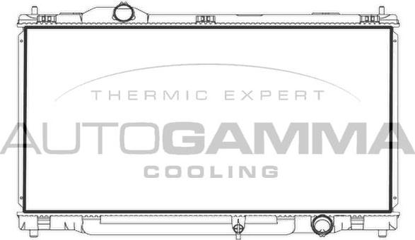 Autogamma 107962 - Radiators, Motora dzesēšanas sistēma autodraugiem.lv