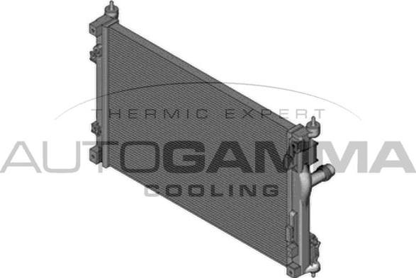 Autogamma 107939 - Radiators, Motora dzesēšanas sistēma autodraugiem.lv