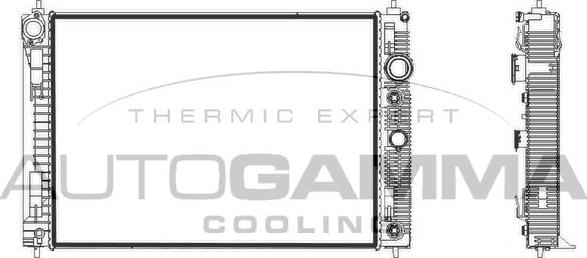 Autogamma 107932 - Radiators, Motora dzesēšanas sistēma autodraugiem.lv