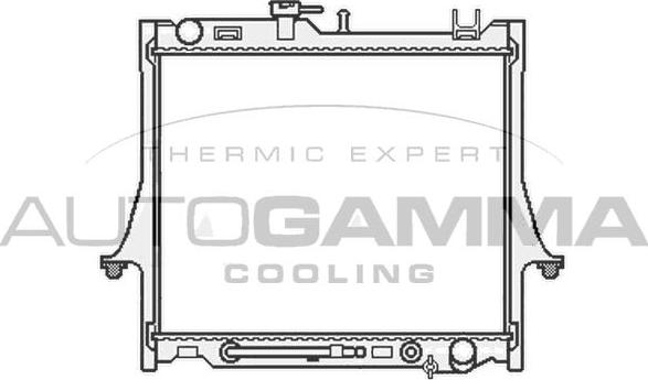 Autogamma 107045 - Radiators, Motora dzesēšanas sistēma autodraugiem.lv