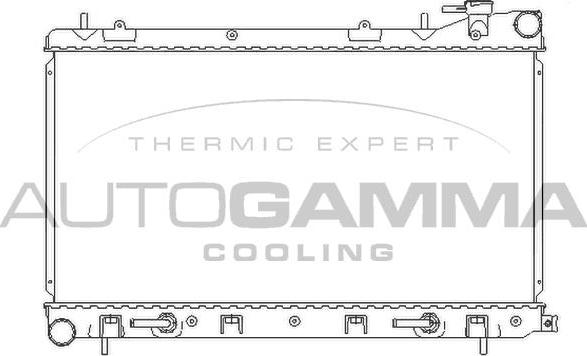 Autogamma 107054 - Radiators, Motora dzesēšanas sistēma autodraugiem.lv