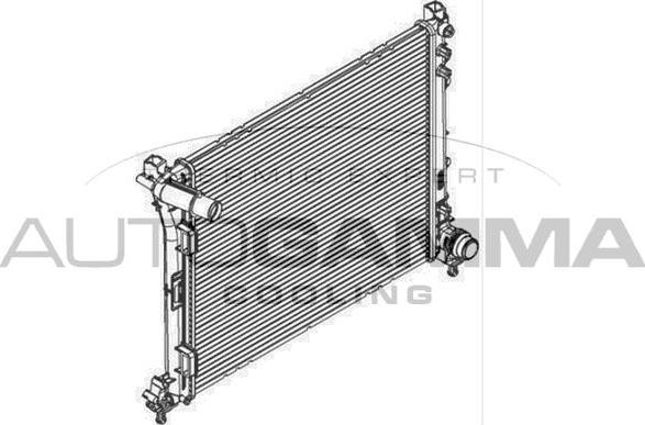 Autogamma 107087 - Radiators, Motora dzesēšanas sistēma autodraugiem.lv