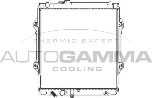 Autogamma 107191 - Radiators, Motora dzesēšanas sistēma autodraugiem.lv