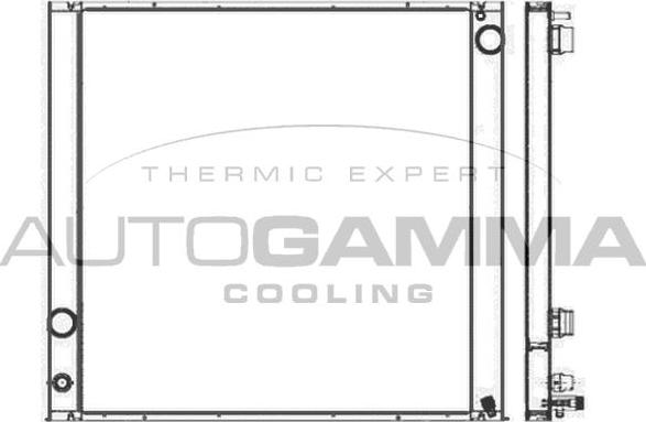 Autogamma 107369 - Radiators, Motora dzesēšanas sistēma autodraugiem.lv