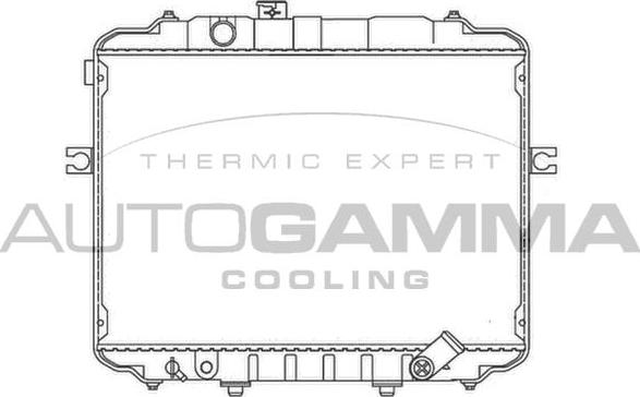 Autogamma 107324 - Radiators, Motora dzesēšanas sistēma autodraugiem.lv