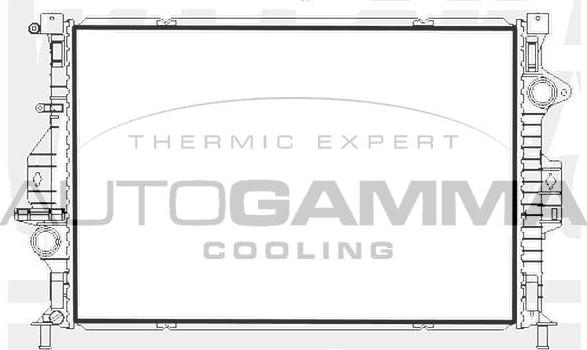 Autogamma 107216 - Radiators, Motora dzesēšanas sistēma autodraugiem.lv