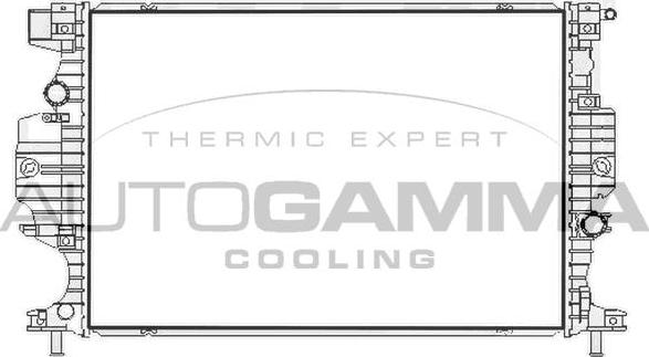 Autogamma 107765 - Radiators, Motora dzesēšanas sistēma autodraugiem.lv