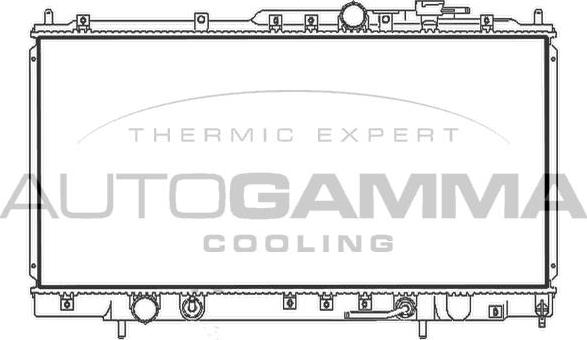 Autogamma 107724 - Radiators, Motora dzesēšanas sistēma autodraugiem.lv