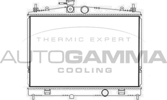 Autogamma 107727 - Radiators, Motora dzesēšanas sistēma autodraugiem.lv