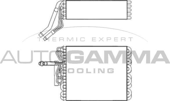 Autogamma 112062 - Iztvaikotājs, Gaisa kondicionēšanas sistēma autodraugiem.lv