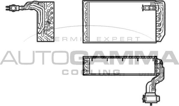 Autogamma 112027 - Iztvaikotājs, Gaisa kondicionēšanas sistēma autodraugiem.lv