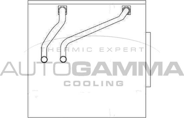 Autogamma 112107 - Iztvaikotājs, Gaisa kondicionēšanas sistēma autodraugiem.lv