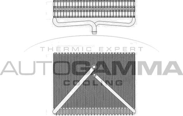 Autogamma 112211 - Iztvaikotājs, Gaisa kondicionēšanas sistēma autodraugiem.lv