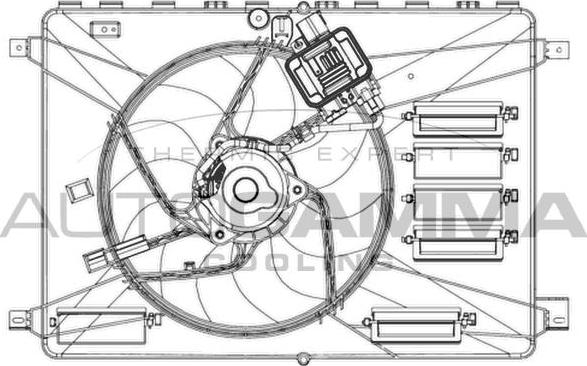 Autogamma GA200960 - Ventilators, Motora dzesēšanas sistēma autodraugiem.lv