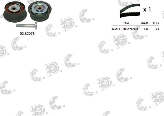 Autokit 04.5472 - Zobsiksnas komplekts autodraugiem.lv