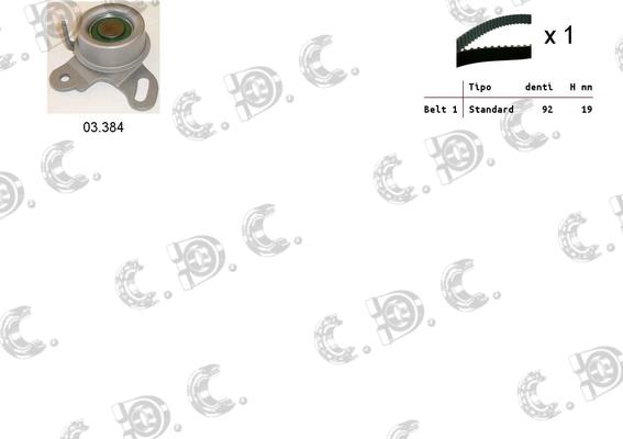 Autokit 04.5153 - Zobsiksnas komplekts autodraugiem.lv