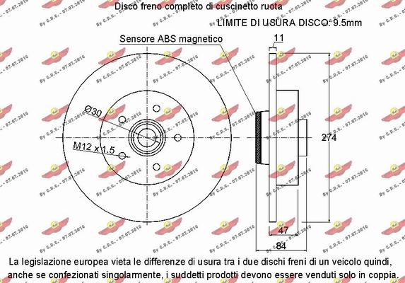 Autokit 01.97562 - Bremžu diski autodraugiem.lv