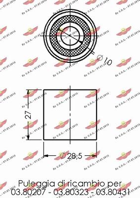 Autokit 03.80205 - Parazīt / Vadrullītis, Zobsiksna autodraugiem.lv