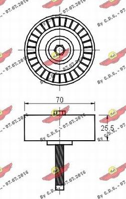 Autokit 03.81174 - Parazīt / Vadrullītis, Ķīļrievu siksna autodraugiem.lv