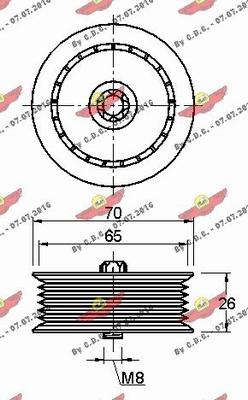 Autokit 03.81339 - Parazīt / Vadrullītis, Ķīļrievu siksna autodraugiem.lv