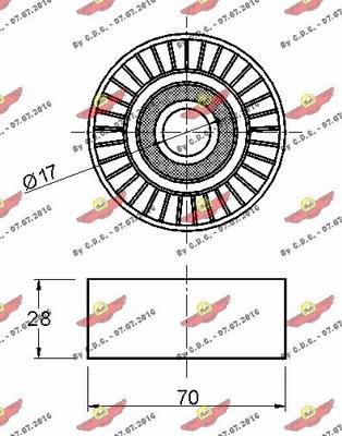 Autokit 03.81337 - Parazīt / Vadrullītis, Ķīļrievu siksna autodraugiem.lv