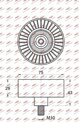 Autokit 03.82056 - Parazīt / Vadrullītis, Ķīļrievu siksna autodraugiem.lv