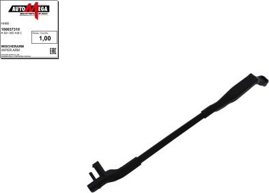 Automega 100037310 - Stikla tīrītāja svira, Stiklu tīrīšanas sistēma autodraugiem.lv