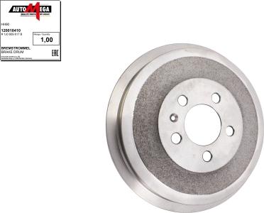 Automega 120018410 - Bremžu trumulis autodraugiem.lv