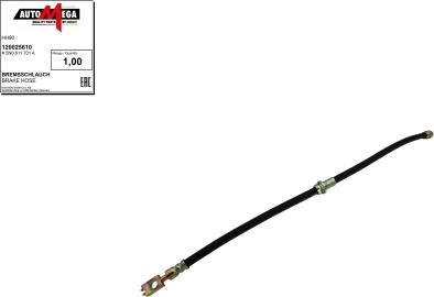 Automega 120025610 - Bremžu šļūtene autodraugiem.lv