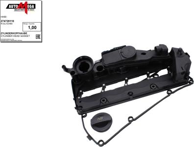 Automega 274728110 - Cilindru galvas vāks autodraugiem.lv