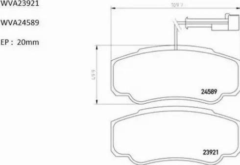 Automotor France ABP6358 - Bremžu uzliku kompl., Disku bremzes autodraugiem.lv