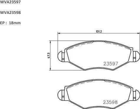 Automotor France ABP8030 - Bremžu uzliku kompl., Disku bremzes autodraugiem.lv