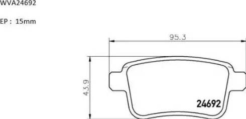 Automotor France ABP3342 - Bremžu uzliku kompl., Disku bremzes autodraugiem.lv