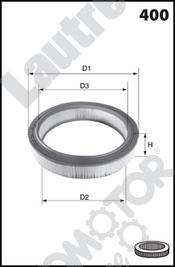 Automotor France LAT127 - Gaisa filtrs autodraugiem.lv
