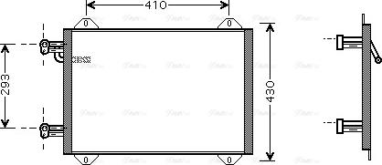 Ava Quality Cooling AI 5193 - Kondensators, Gaisa kond. sistēma autodraugiem.lv