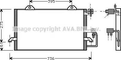 Ava Quality Cooling AI 5159 - Kondensators, Gaisa kond. sistēma autodraugiem.lv