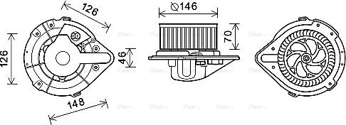 Ava Quality Cooling AI8370 - Salona ventilators autodraugiem.lv