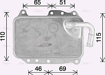 Ava Quality Cooling AI3437 - Eļļas radiators, Motoreļļa autodraugiem.lv