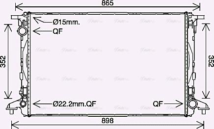 Ava Quality Cooling AI2412 - Radiators, Motora dzesēšanas sistēma autodraugiem.lv