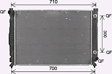 Ava Quality Cooling AI2431 - Radiators, Motora dzesēšanas sistēma autodraugiem.lv