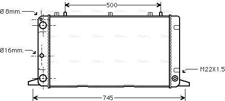 Ava Quality Cooling AI 2098 - Radiators, Motora dzesēšanas sistēma autodraugiem.lv