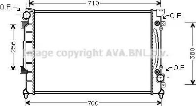 Ava Quality Cooling AI 2157 - Radiators, Motora dzesēšanas sistēma autodraugiem.lv