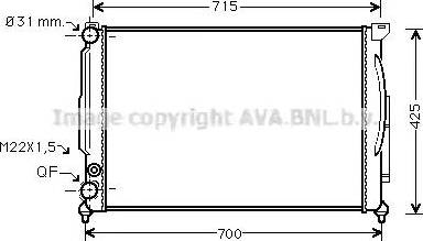 Ava Quality Cooling AI 2105 - Radiators, Motora dzesēšanas sistēma autodraugiem.lv