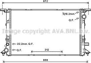 Ava Quality Cooling AI2363 - Radiators, Motora dzesēšanas sistēma autodraugiem.lv