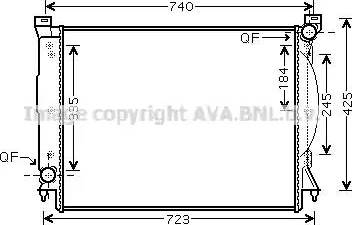 Ava Quality Cooling AI 2245 - Radiators, Motora dzesēšanas sistēma autodraugiem.lv