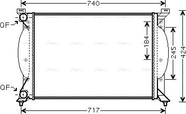 Ava Quality Cooling AI 2240 - Radiators, Motora dzesēšanas sistēma autodraugiem.lv